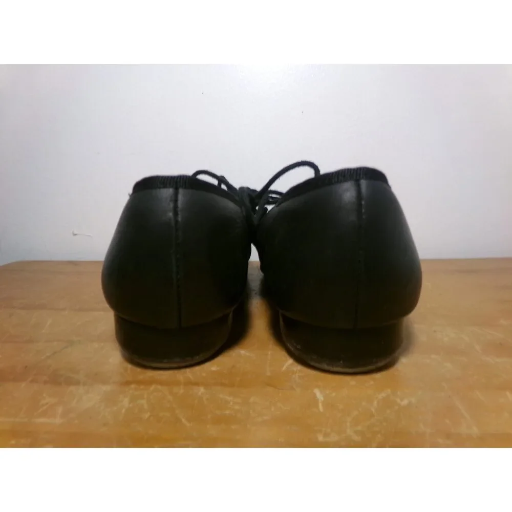 Pre-Owned Dance Split Sole Buck Clogging Shoes Dancing Fair Kids 2.5M Black Oxf